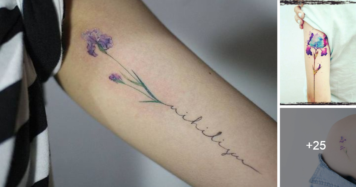 En este momento estás viendo Ideas de Tatuajes de la Flor Iris