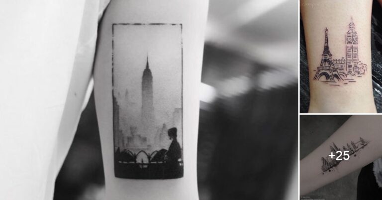 Lee más sobre el artículo Ideas de Tatuajes inspiradas en paisajes de Ciudades