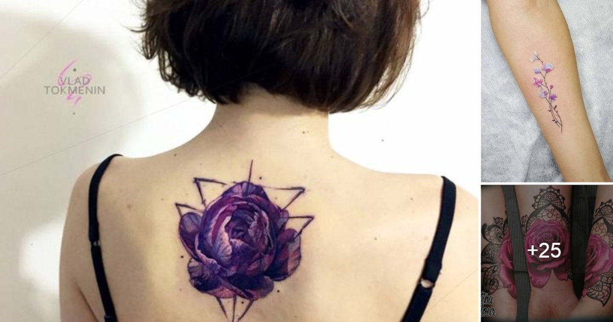En este momento estás viendo Ideas de Tatuajes de flores Moradas