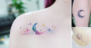 Lee más sobre el artículo Encantadores diseños de tatuajes de luna y lo que significan