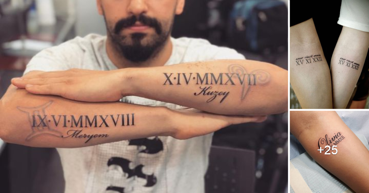 En este momento estás viendo Tatuajes con números romanos que marcarán tu fecha más memorable