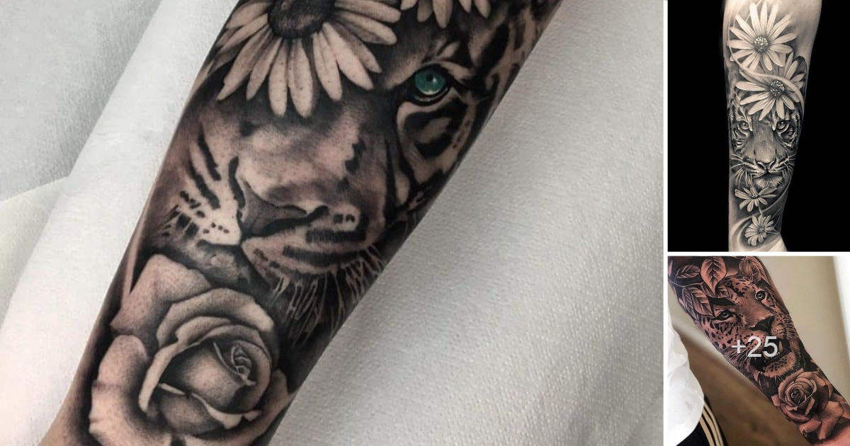 En este momento estás viendo Tattoos with roses and tigers / Tatuajes con rosas y tigres